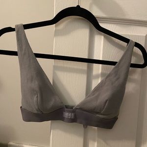 Skims Cotton Plunge Bralette